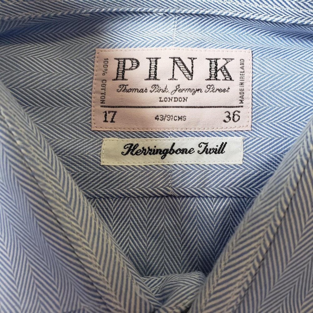 Thomas Pink Button-up Dress Shirt